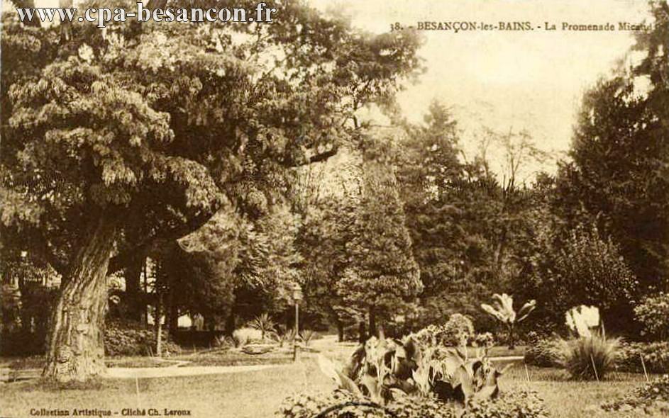 38. - BESANÇON-les-BAINS. - La Promenade Micaud